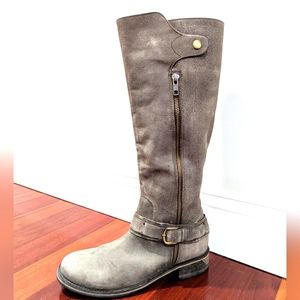 Manmade in Mexico Matisse Riding Boots Distressed Gray size 10